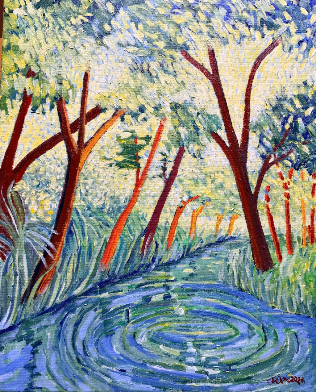 Trees Beside Water